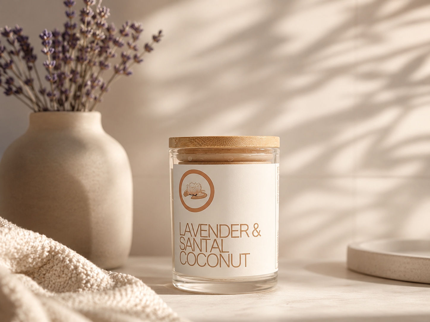 Hand-Poured Candle - Soy Wax Scented Candle - Image 3