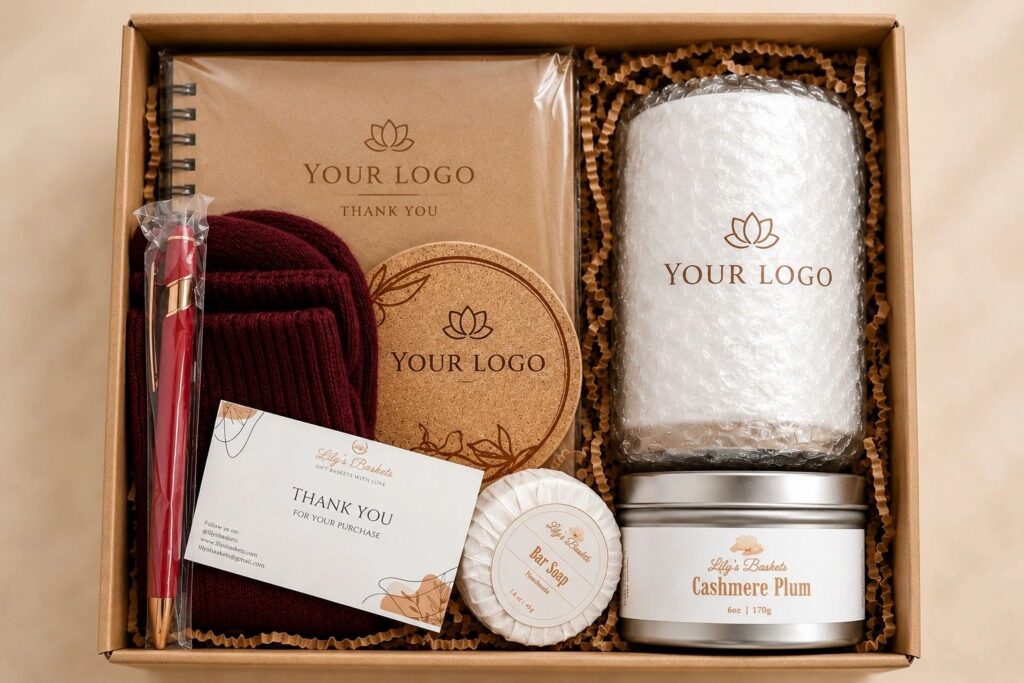 Personalized Corporate Gift – Holiday Office Gift Basket for Teams