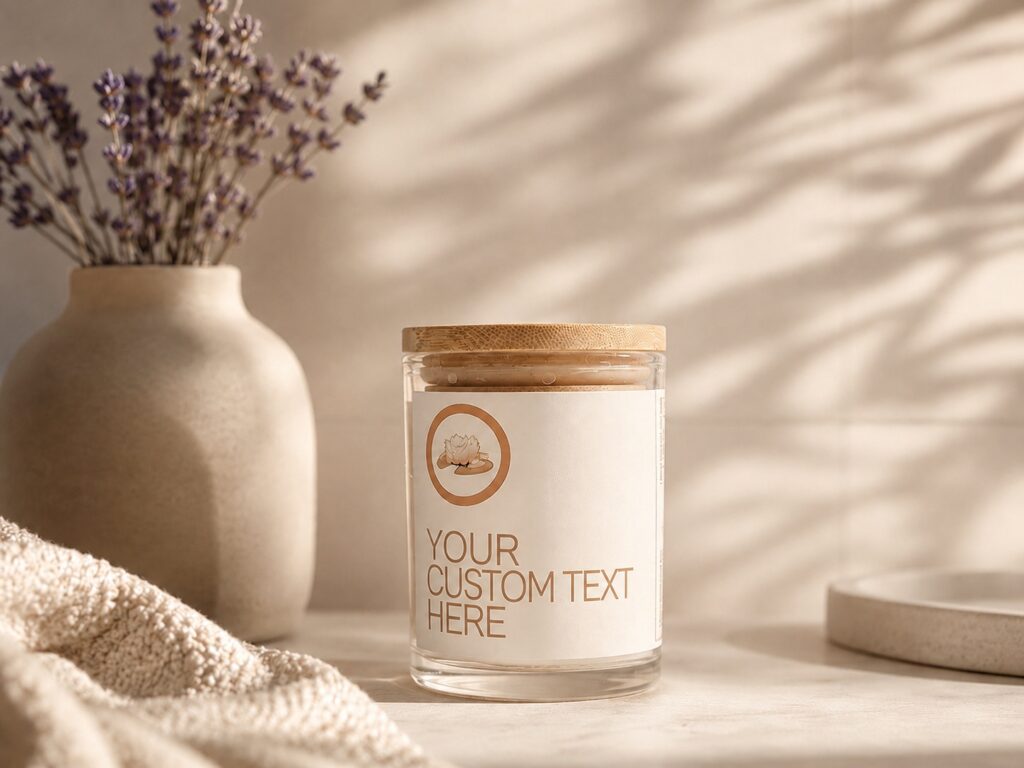 Custom Message Candle