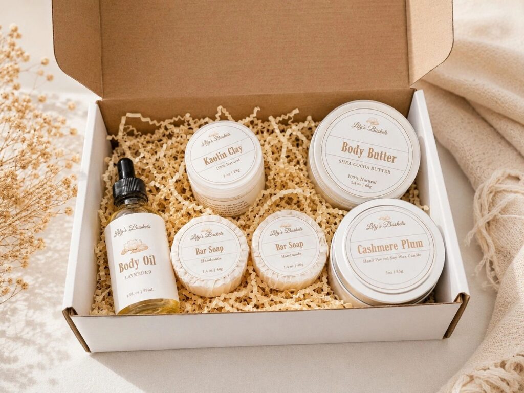 Holiday Spa Gift Basket – Luxury Bath Gift Box for Christmas